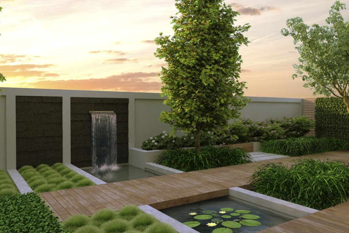 مهندس لاندسكيب حدائق عصرية